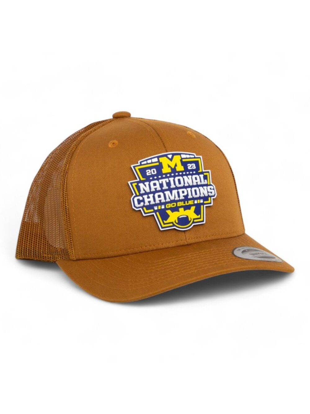 Michigan Wolverines 2023 College Football National Champions 3D YP Trucker Hat